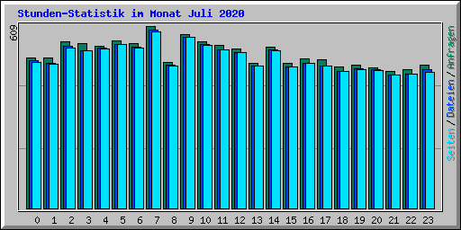 Stunden-Statistik im Monat Juli 2020