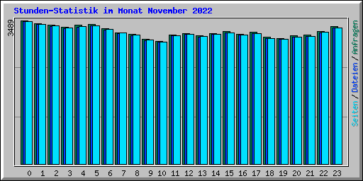 Stunden-Statistik im Monat November 2022