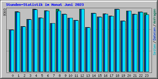 Stunden-Statistik im Monat Juni 2023