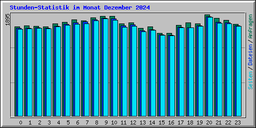 Stunden-Statistik im Monat Dezember 2024